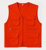 Custom Logo Multi-Pocket Volunteer Vest for Community and Photography Events