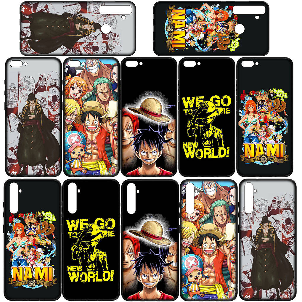 Phone Case for iPhone 17 15 16 Plus Redmi Note 14 12 11 13 Pro Max Huawei P30 P20 Lite Y9 OPPO A60 A40 A80 A18 A16 Poster Comics Luffy One Piece Cover