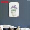 Vintage Lavender Garden Metal Sign Tin Plate Wall Decor