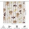 Animal-Themed Shower Curtain Featuring Playful Monkeys Perfect For Any Bathroom!