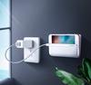 Ugreen Model 30394, Universal Phone Charging Wall Mount Stand, Elegant White Finish