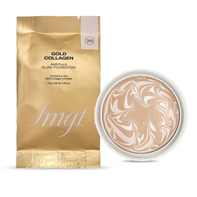 FMGT Gold Collagen Ampoule Ελαφρύ Ανταλλακτικό Foundation, 201 Βερίκοκο Μπεζ, 1 τεμάχιο