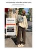 White Cashmere Wide-Leg Sweatpants: Women's 2025 Autumn/Winter High-Waisted Soft Velvet Rice Pants