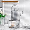 Elegant Glass Cold Water Kettle Set with Faucet - Large Capacity for Homemade Beverages