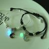 2025 Jadeite Green Jade Rabbit Bracelet: High-End Chinese Style, Year of the Snake, Elegant Women's Niche Beaded Design