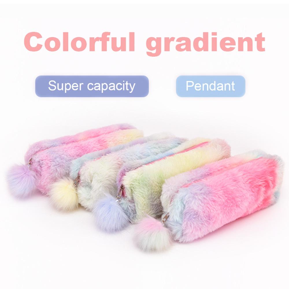 

Octagonal Stationery Storage Bag Gradient Color Pen Bag New Pencil Case