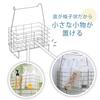 Shimomura Kikaku Bathroom Basket [Made In Japan] Hanging Shampoo Rack, Rust-Resistant, Wide, Bathroom Storage, Toys, Bottles, Small Items, Amenities,