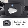 Car Tissue Organizer Bag Paper Towel Storage Box Accessories For VW GTI Polo Golf Passat Tiguan Arteon Touareg Taigo Caddy Jetta QC9