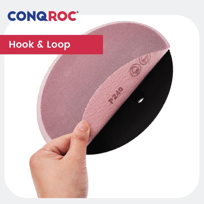 10-Piece 225mm(9-Inch) Dust Free Sanding Discs Mesh Grid Aluminum Oxide Dry Sandpapers Hook and Loop Grit P80~800