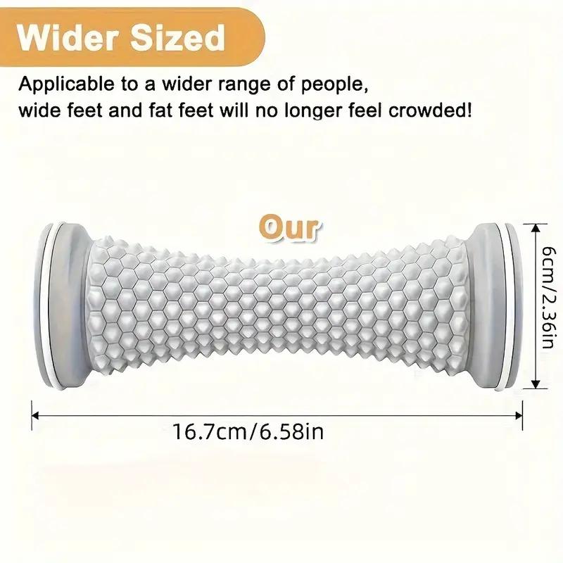 1pc Plastic Yoga Muscle Massage Roller Foot Training Device Multi-functional Foot Roller for Muscle Network Drainage