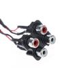 Audio Signal Cable 2 RCA to XH2.54MM 3PIN 30CM Audio Input Socket for Soundbar Audio Signal Input Connection