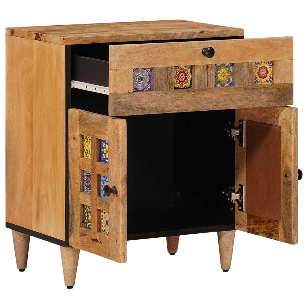 Nightstand Natural 50 x 33 x 60 cm Solid Mango Wood