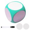 Diy Blank Dice Erasable Foam Dice Game Cube Portable Dry Erase Block Dice Writable Playing Dices Prop Kids Educational Toy