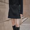 Mini Saia Cargo Casual Feminina