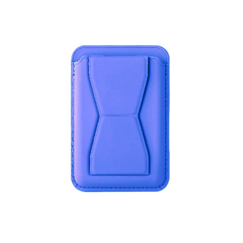 Universal Mobile Phone Stand Pu Leather Magnetic Wallet Case For Magsafe Magnetic Card Holder Pocket Cover With Bracket Card Bag