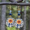 Sun and Moon Starry Sky Retro Mystery Earrings