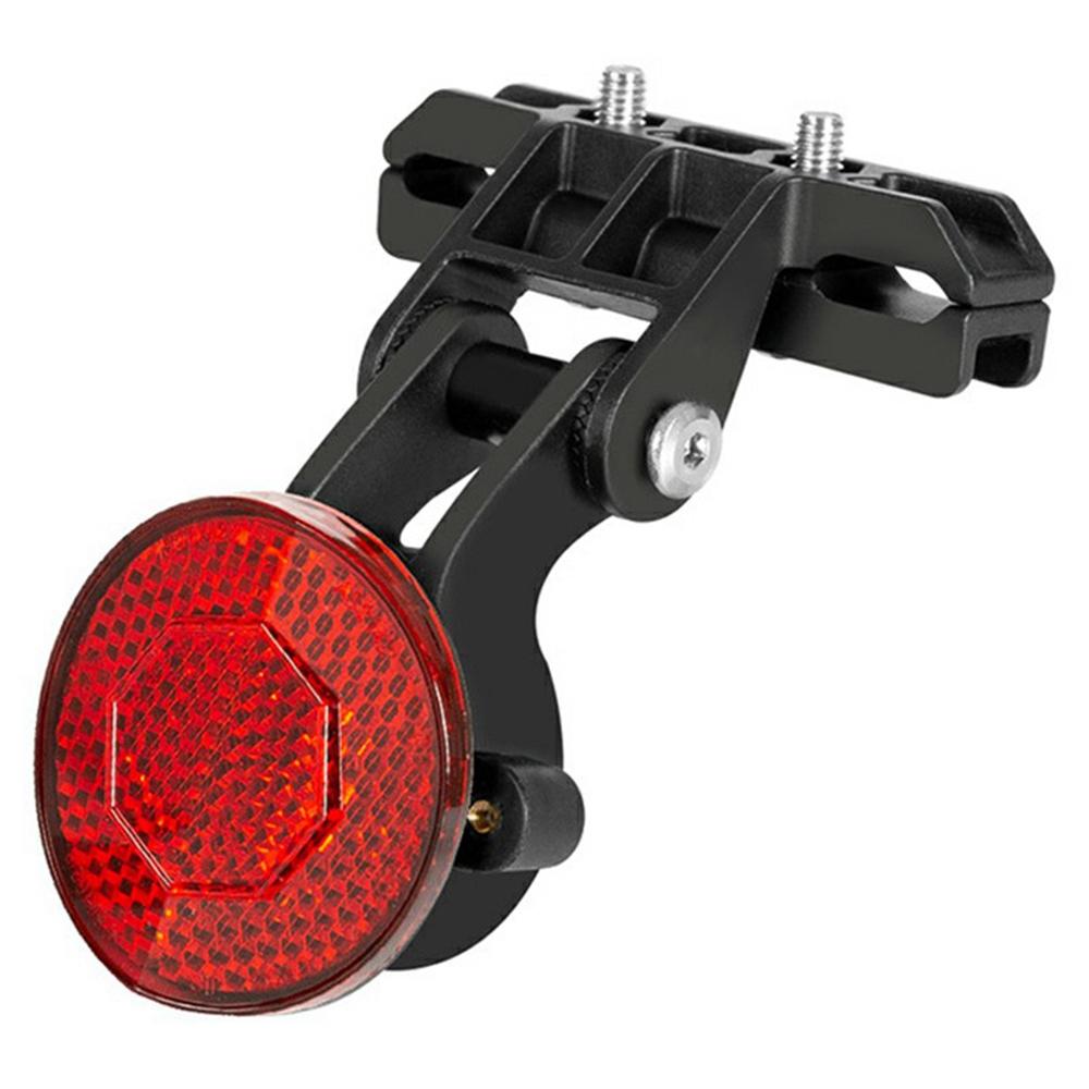 For AirTag Bicycle Tail Light Adjustable Angle Night Cycling Warning Lamp for Mountain Road Bike (Without Airtag)