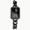 Electronic Watch Multifunctional Life Waterproof Touch Control Women Fashion Square Rhinestone LED Digital Watch for Daily Wear