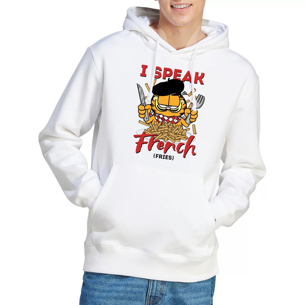 Garfield Mens Speaking Love Hoodie