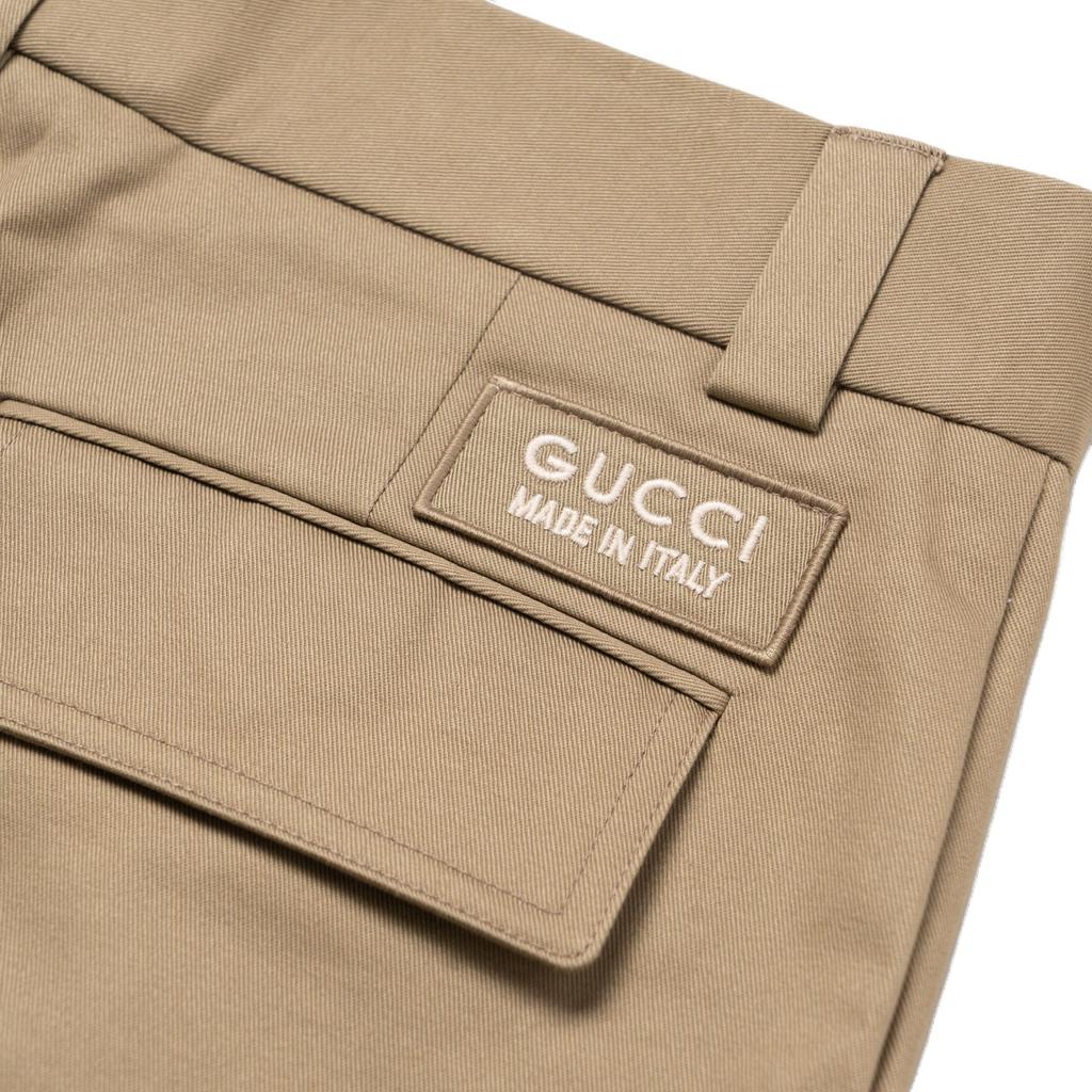 Gucci Cotton Wide Leg Cargo Pant 'Light Brown' Men's 762309-ZAPRO-9569
