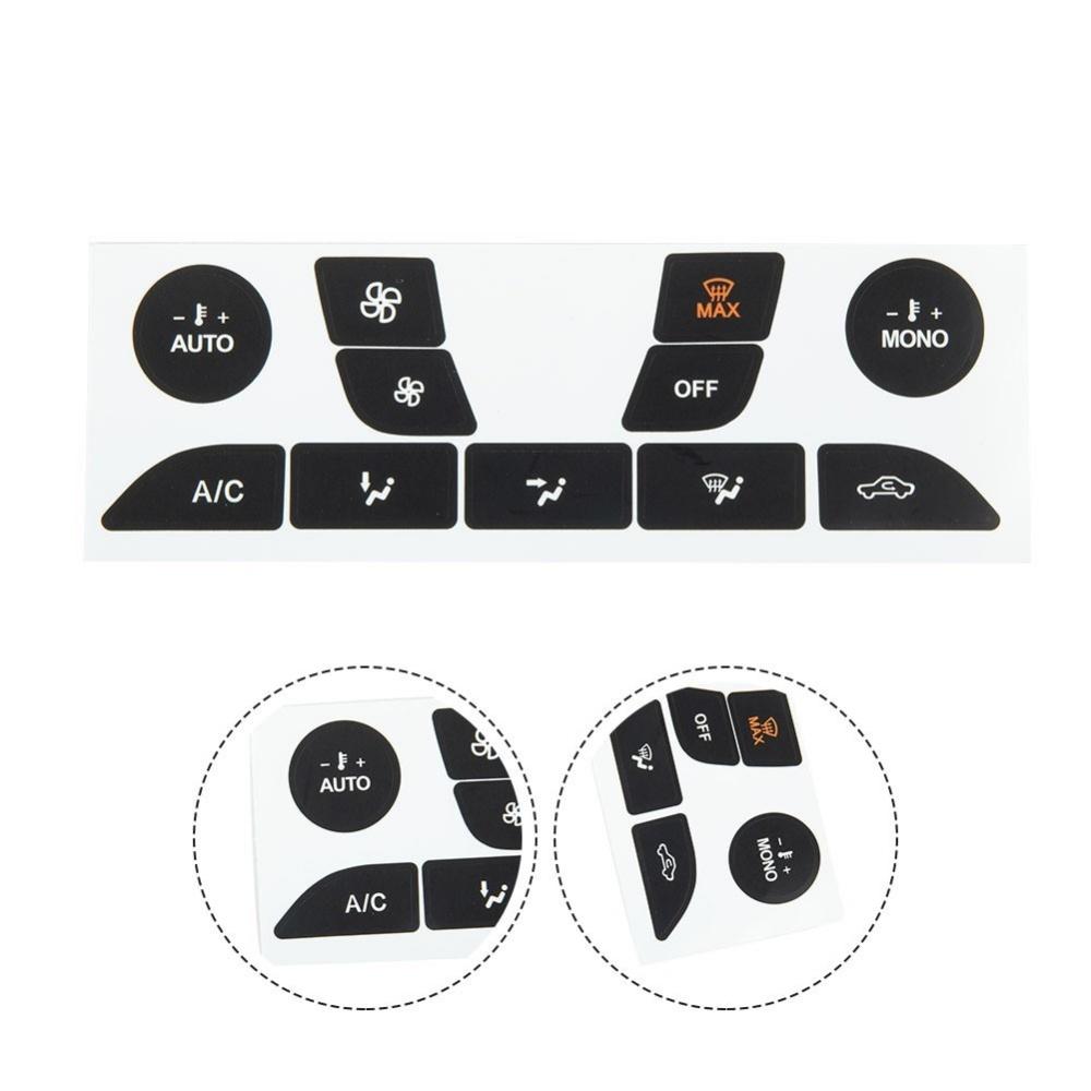 Car Air Condition Control Button Repair Stickers For Ford Focus 1999-2005
