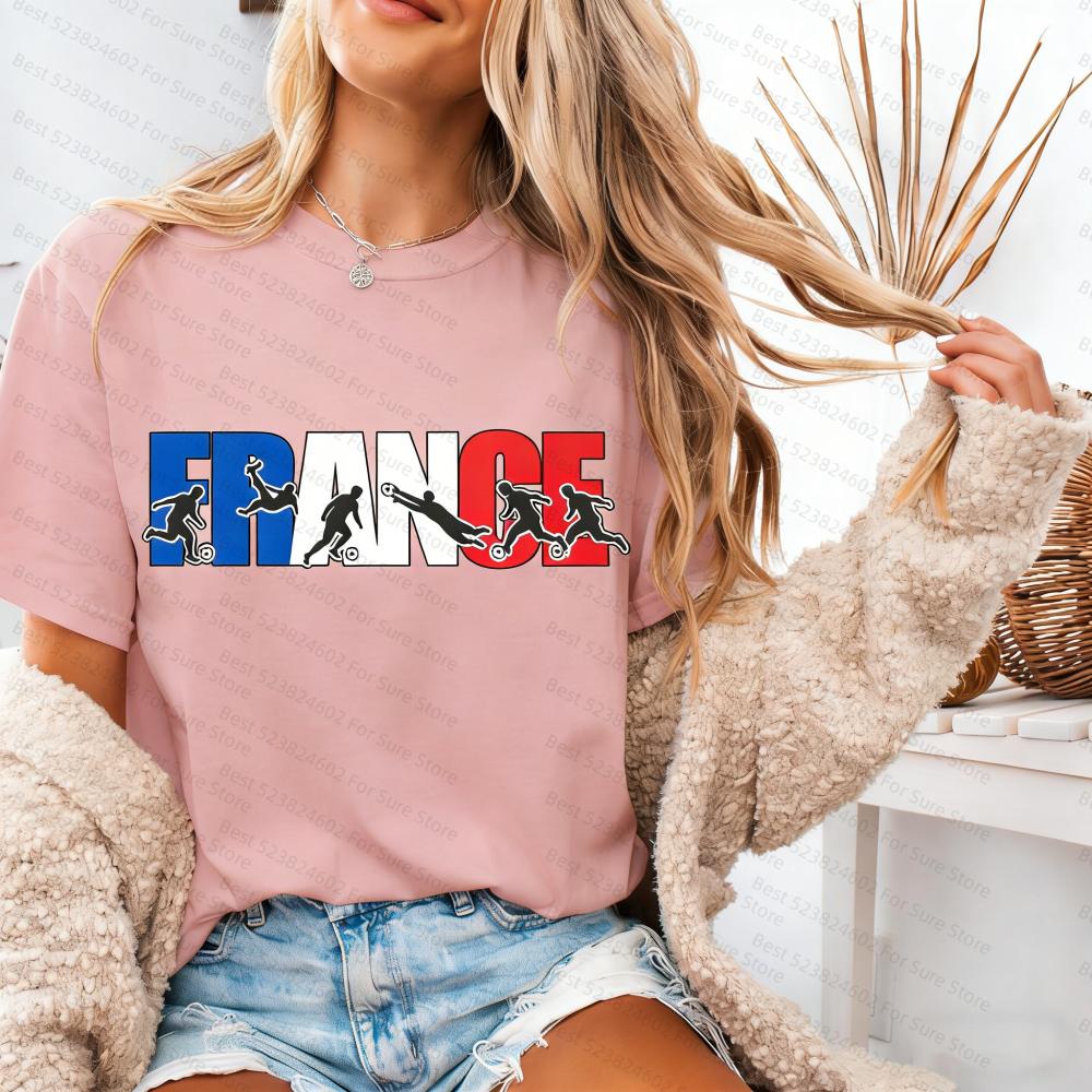 France Soccer Comfort Colors Shirt France Patriotic World Football Fan Tee Cup Soccer Lover Gift Unisexs Tshirts Women tshirts S