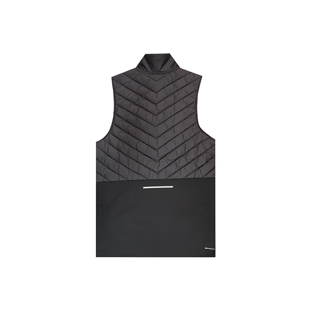 Nike Kamizelka męska zapinana na zamek, luźny krój, stójka, tkana w paski, czarna CJ5479-010