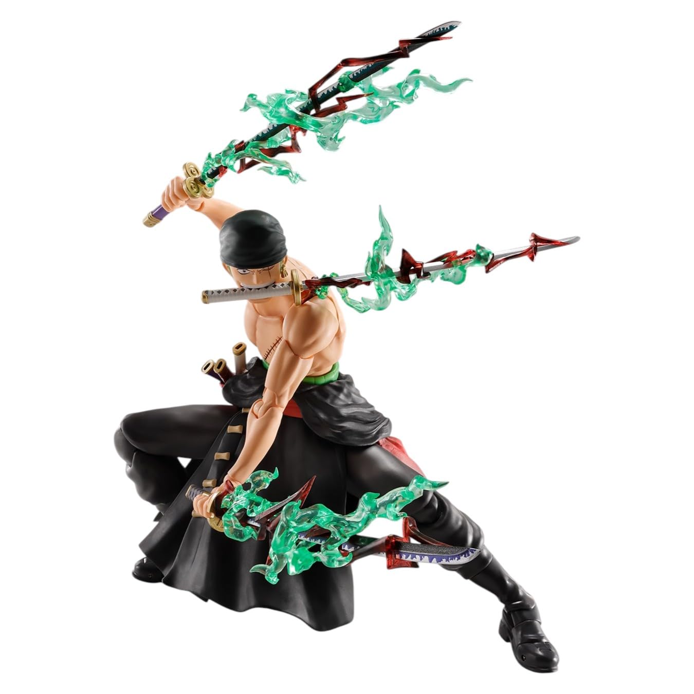 

TAMASHII NATIONS One Piece - S.H.Figuarts Roronoa Zoro King Hell Approximately 150mm PVC ABS Painted Movable Figure