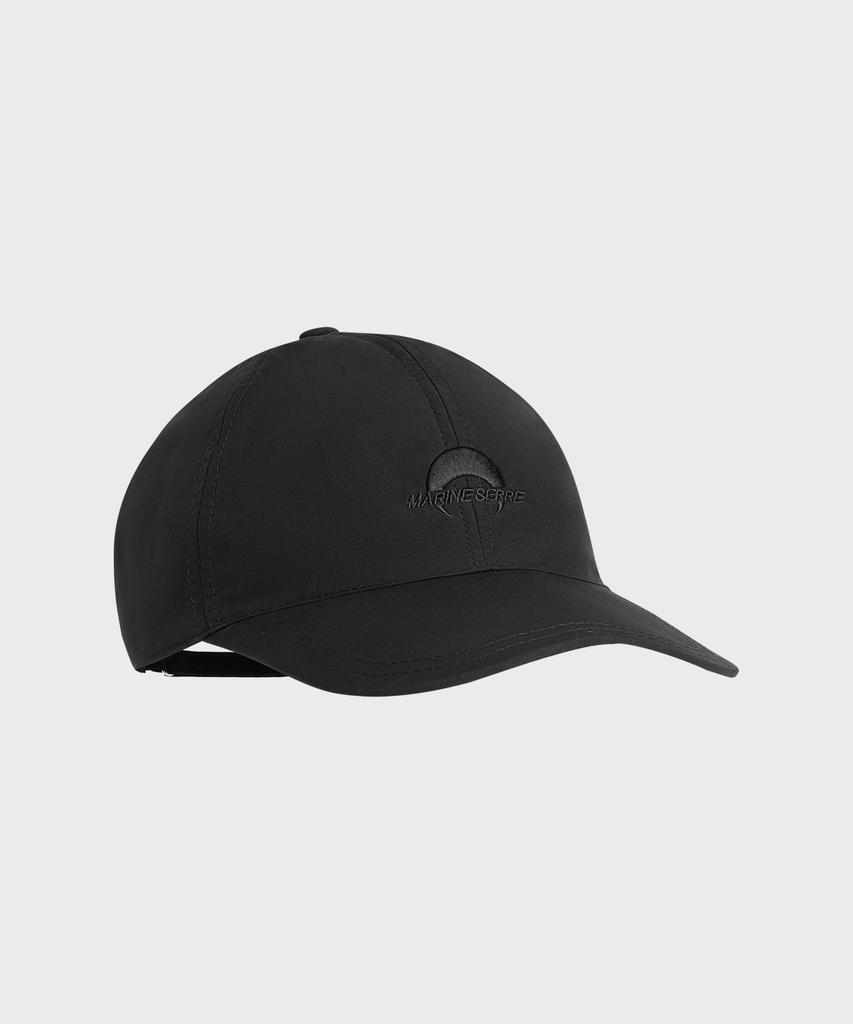 MARINE SERRE (U) Recycled Nylon Baseball Cap Black