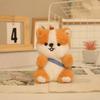 Cute Corgi Pendant Plush Toy Doll Shiba Inu Puppy Dog Bag Pendant Keychain Rag Doll for Friends
