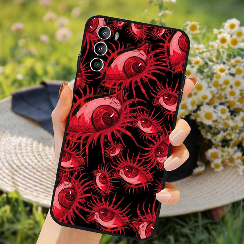 

Phone Case For Moto G86 G85 G75 G15 G05 G56 G72 G53 G54 G84 G60 G31 G32 G24 G 5G G Play Trippy blue alien eyes Moto G56