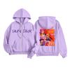 Kids Fashion Women's Lightweight Long Sleeve Zipper Hoodie Printed Hoodie With Pockets