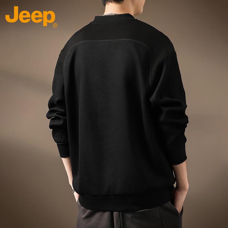 JEEP Men's Henley Long-Sleeve Casual Top