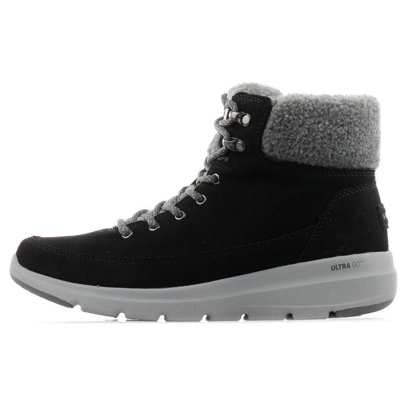 (WMNS) Skechers Glacial Ultra Black Women s 16677-BKGY EU 35