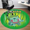1PC Bulbasaur, Pokémon Office Round Rug, Non-slip, Soft and Durable Office Rug for Interior Decoration, Perfect for Office yy250915079