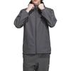 Adidas Solid Color Hooded Zip-Up Long Sleeve Jacket Men Jacket Gray IK7354