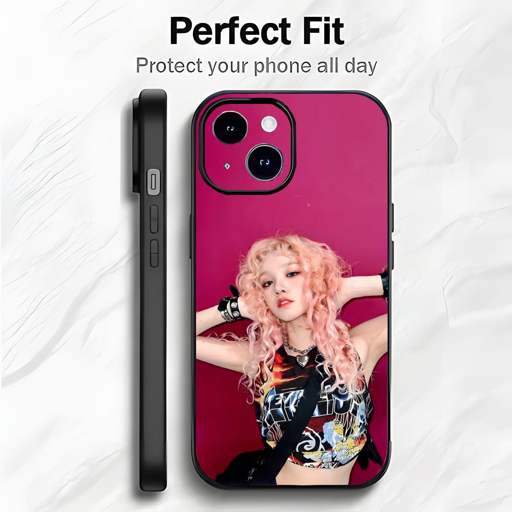 Korean Beautiful Singer S-Song Yuqi Phone Case Phone Case Soft Packaging Lightweight For iPhone17 16 15 14 13ProMax