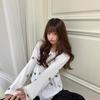 Star Print Lace-up Loose Sunscreen Blouse Women's Long-sleeved Summer New Korean Casual Style Commuter T-shirt Top
