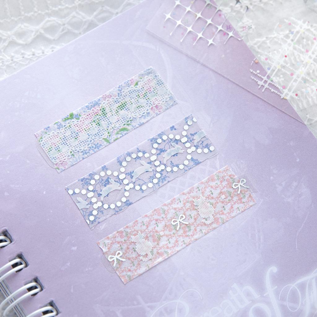 20sheets Sugar Diary Series Ins Grid Line Wave Point Small Item PET Die Cutting Stickers Book DIY Scrapbook Aesthetics