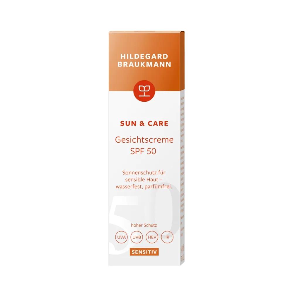HILDEGARD BRAUKMANN Sensitive Face Sun Cream SPF50, 50ml