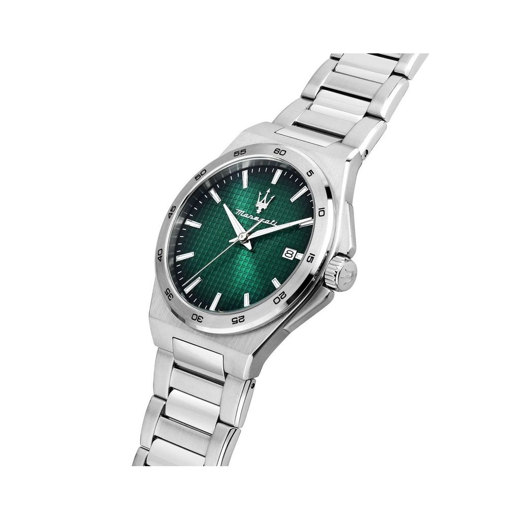 Maserati Velocita Stainless Steel Green Dial Quartz R8853153003 Men's Watch