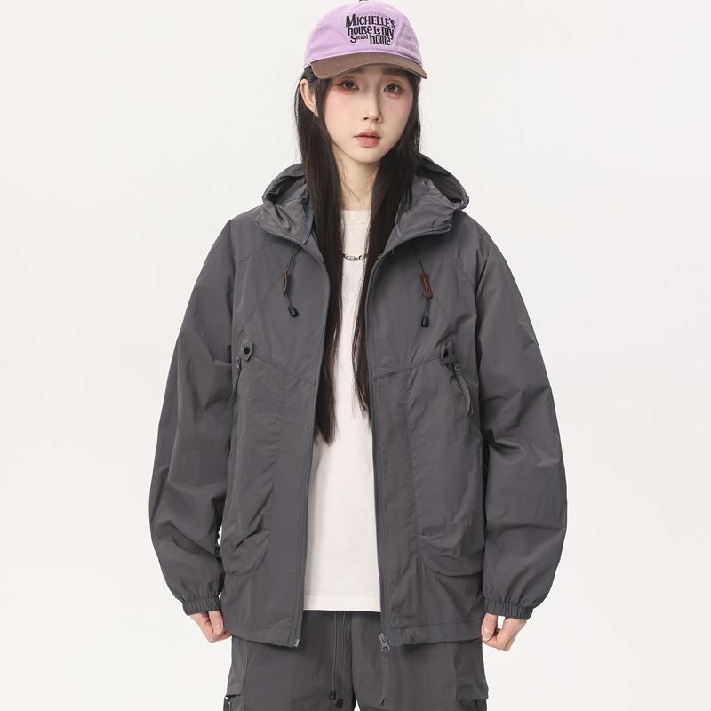 Sunscreen Clothing, Women's Ice Silk Anti UV, Summer Lightweight And Breathable Sports Jacket, Women's Hooded Skin Jacket, Women's Jacket