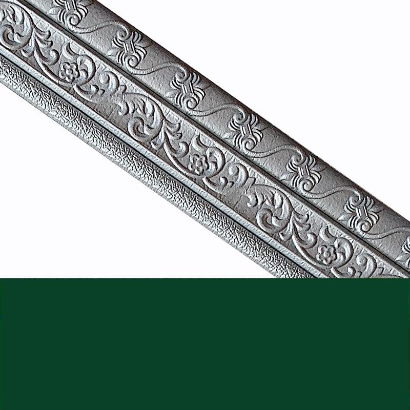 1PC 2.3mX7.8cm 3D Self Adhesive Wall Sticker Waterproof Wallpaper Skirting Border Home Decor TV Background Wall Sticker