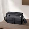 Genuine Leather Casual and Niche Men's Crossbody Bag Fashionable Commuting Top-grain Cowhide Men's Single-shoulder Bag