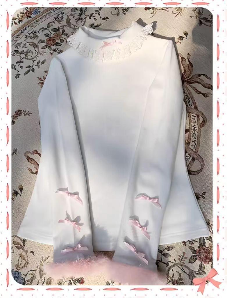 Autumn/Winter Lolita Long Sleeve Warm Top: Soft, Skin-Friendly, Versatile Bestseller