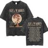 Alex Warren Finding Family On The Road 2026 Vintage Washed T Shirt Women Men 100% Cotton High Quality Short Sleeve Graphics Tees8