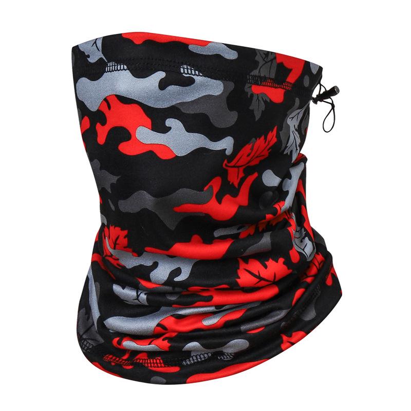 Men's Winter Cycling Face Mask: Plus Velvet Warm Ski Neck Gaiter and Magic Headband
