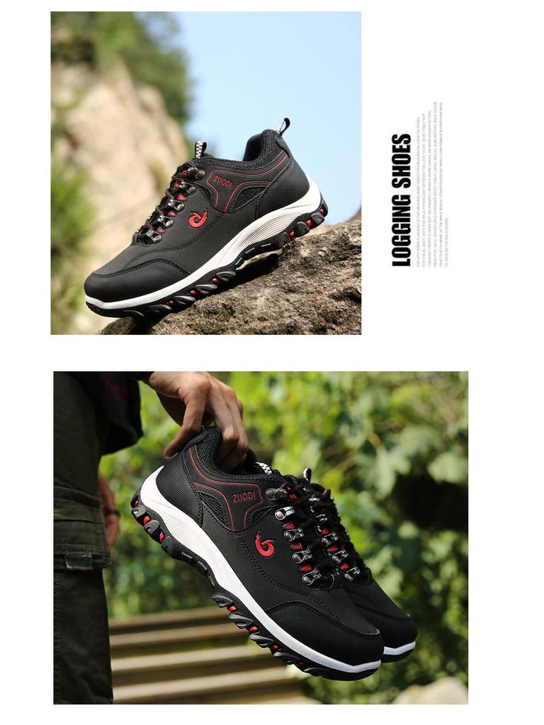 Men's Extra Large Waterproof Non-Slip Leather Shoes - Sizes 45-48, Yellow, for Casual, Sports, Work, and Hiking.