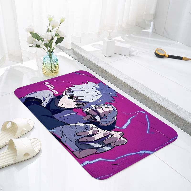 H-Hunter-X-H-Hunter K-Killua Floor Mat For Living Room Cushions Modern Soft Fluffy Home Rug For Children's Bedroom Play Carpet