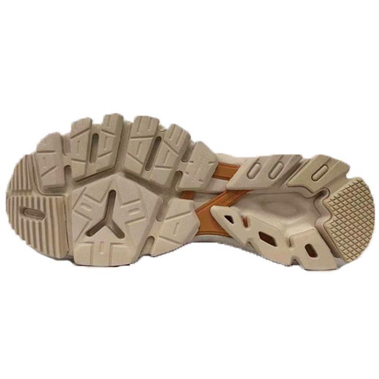 Li Ning Cushioning Slip Resistant Abrasion Resistant Low top Running Shoes Men's Khaki ARZP007-12